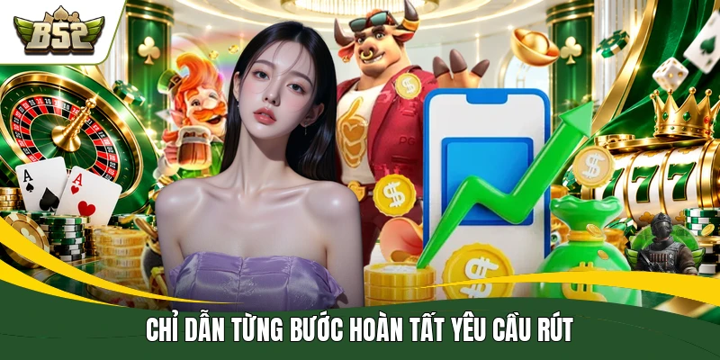 Chỉ dẫn từng bước hoàn tất yêu cầu rút