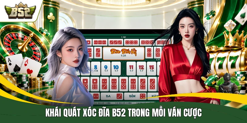 Khái quát xóc đĩa B52 trong mỗi ván cược