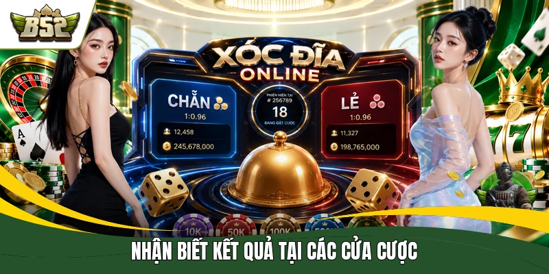 Nhận biết kết quả tại các cửa cược