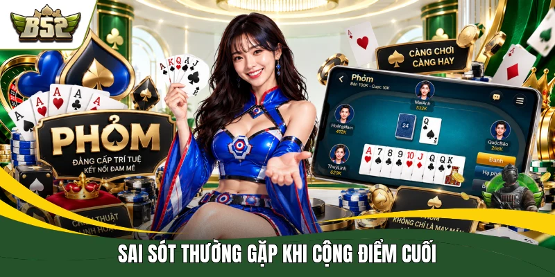 Sai sót thường gặp khi cộng điểm cuối