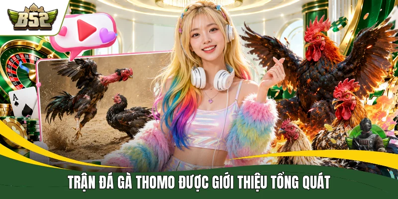Trận đá gà thomo được giới thiệu tổng quát